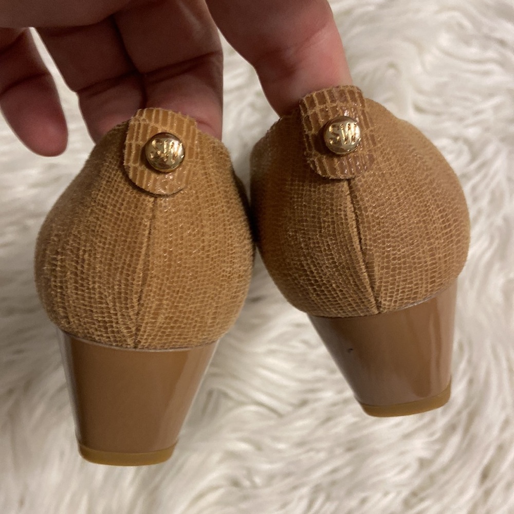 Stuart Weitzman Open Toe Shoes Size 6.5 Bnwot Col… - image 4